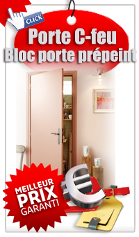 Bloc porte prépeint coupe feu