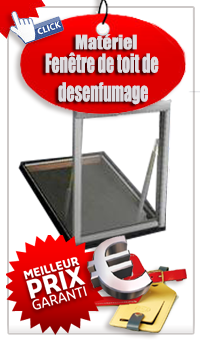 Fenetre de toit de désenfumage