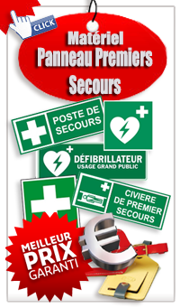 Panneau premiers secours hygiène